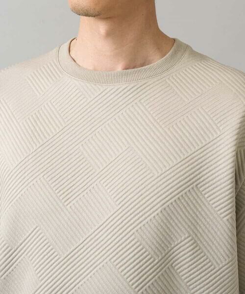 a.v.v / アー・ヴェ・ヴェ スウェット | 幾何ジャカードセミワイドシルエットプルオーバー【毛玉になりにくい/洗濯機で洗える】 | 詳細23