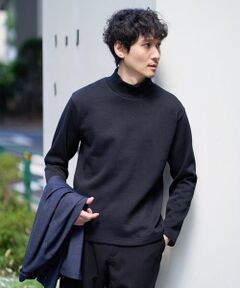 a.v.v / アー・ヴェ・ヴェ カットソー | 【イージーケア/ストレッチ】アゼダブルフェイスハイネックカットソー【洗濯機で洗える】