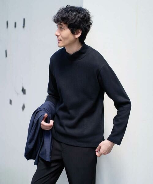 a.v.v / アー・ヴェ・ヴェ カットソー | 【イージーケア/ストレッチ】アゼダブルフェイスハイネックカットソー【洗濯機で洗える】 | 詳細20