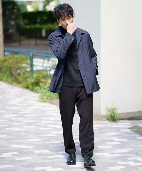 a.v.v / アー・ヴェ・ヴェ カットソー | 【イージーケア/ストレッチ】アゼダブルフェイスハイネックカットソー【洗濯機で洗える】 | 詳細4