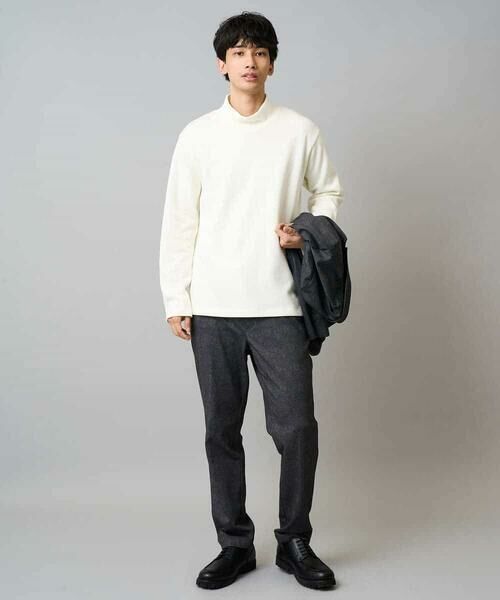 a.v.v / アー・ヴェ・ヴェ カットソー | 【イージーケア/ストレッチ】アゼダブルフェイスハイネックカットソー【洗濯機で洗える】 | 詳細5