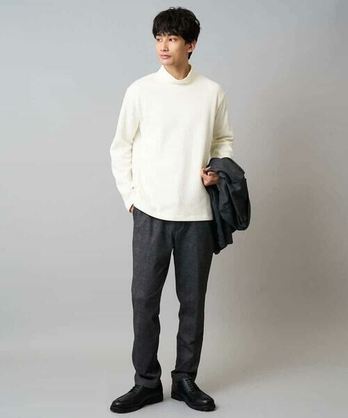 a.v.v / アー・ヴェ・ヴェ カットソー | 【イージーケア/ストレッチ】アゼダブルフェイスハイネックカットソー【洗濯機で洗える】 | 詳細7