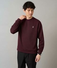 a.v.v / アー・ヴェ・ヴェ スウェット | 【イージーケア/毛玉になりにくい】アゼダブルフェイスワンポイント刺繍プルオーバー