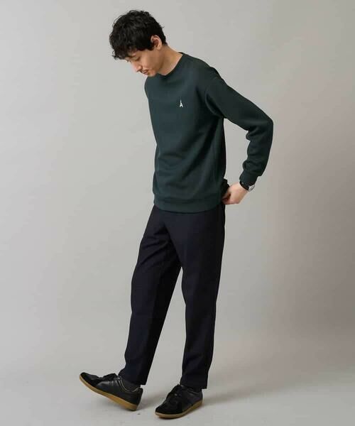 a.v.v / アー・ヴェ・ヴェ スウェット | 【イージーケア/毛玉になりにくい】アゼダブルフェイスワンポイント刺繍プルオーバー | 詳細12