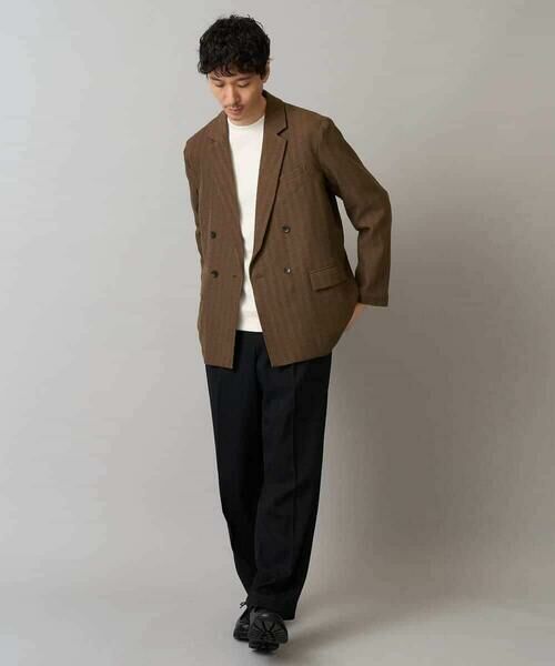 a.v.v / アー・ヴェ・ヴェ スウェット | 【イージーケア/毛玉になりにくい】アゼダブルフェイスワンポイント刺繍プルオーバー | 詳細24