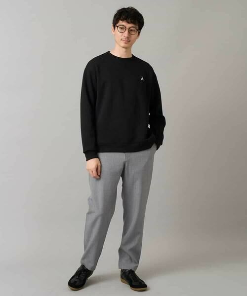 a.v.v / アー・ヴェ・ヴェ スウェット | 【イージーケア/毛玉になりにくい】アゼダブルフェイスワンポイント刺繍プルオーバー | 詳細25