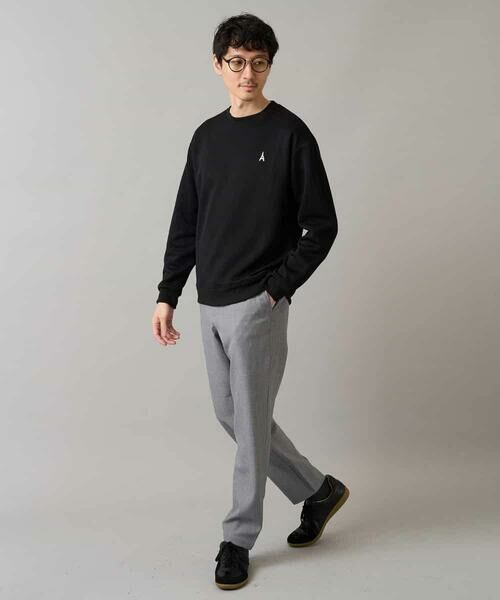 a.v.v / アー・ヴェ・ヴェ スウェット | 【イージーケア/毛玉になりにくい】アゼダブルフェイスワンポイント刺繍プルオーバー | 詳細26