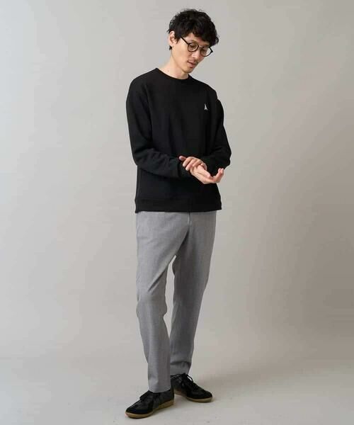 a.v.v / アー・ヴェ・ヴェ スウェット | 【イージーケア/毛玉になりにくい】アゼダブルフェイスワンポイント刺繍プルオーバー | 詳細28