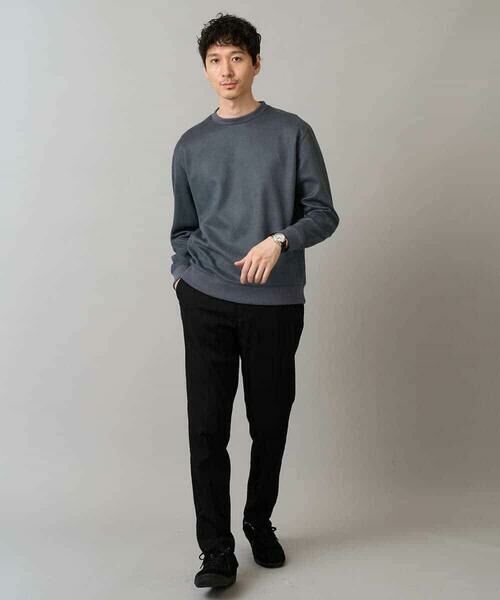 a.v.v / アー・ヴェ・ヴェ スウェット | 【イージーケア/毛玉になりにくい】ツイルエンボスフェイクスエードプルオーバー【洗濯機で洗える】 | 詳細1