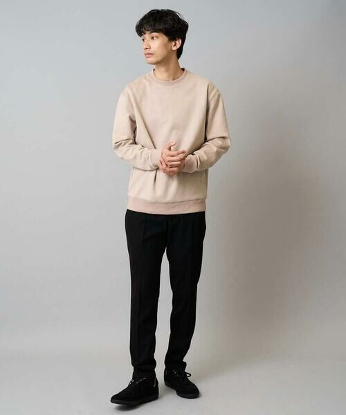 a.v.v / アー・ヴェ・ヴェ スウェット | 【イージーケア/毛玉になりにくい】ツイルエンボスフェイクスエードプルオーバー【洗濯機で洗える】 | 詳細10
