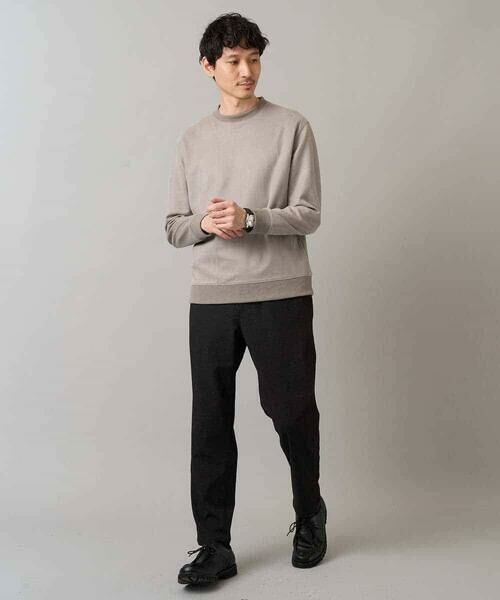 a.v.v / アー・ヴェ・ヴェ スウェット | 【イージーケア/毛玉になりにくい】ツイルエンボスフェイクスエードプルオーバー【洗濯機で洗える】 | 詳細12