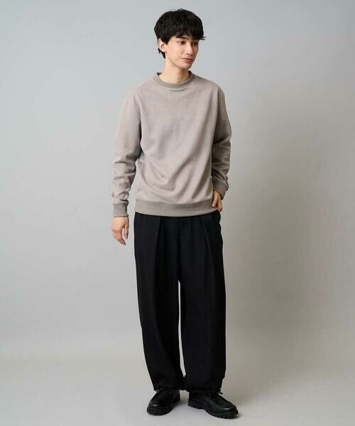 a.v.v / アー・ヴェ・ヴェ スウェット | 【イージーケア/毛玉になりにくい】ツイルエンボスフェイクスエードプルオーバー【洗濯機で洗える】 | 詳細15