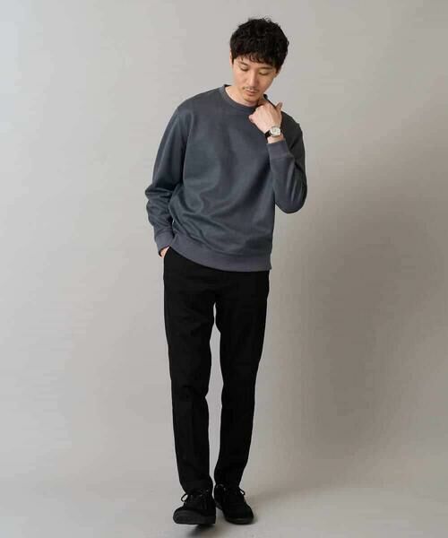 a.v.v / アー・ヴェ・ヴェ スウェット | 【イージーケア/毛玉になりにくい】ツイルエンボスフェイクスエードプルオーバー【洗濯機で洗える】 | 詳細2
