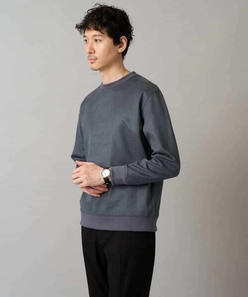 a.v.v / アー・ヴェ・ヴェ スウェット | 【イージーケア/毛玉になりにくい】ツイルエンボスフェイクスエードプルオーバー【洗濯機で洗える】 | 詳細20
