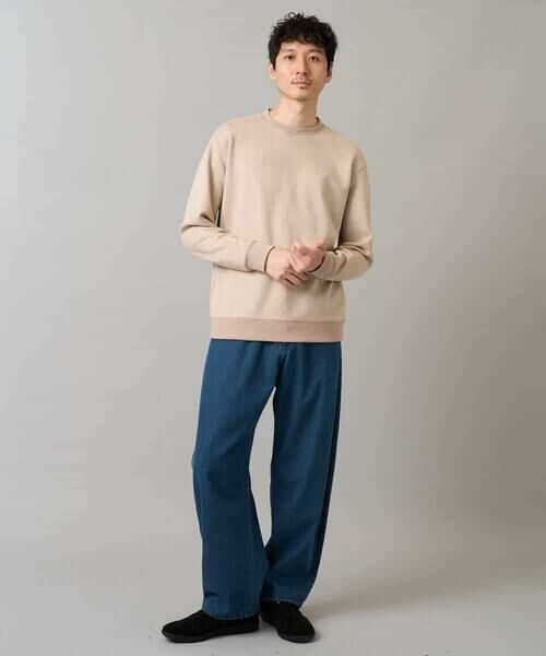 a.v.v / アー・ヴェ・ヴェ スウェット | 【イージーケア/毛玉になりにくい】ツイルエンボスフェイクスエードプルオーバー【洗濯機で洗える】 | 詳細5