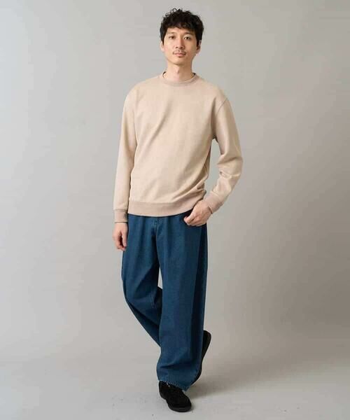 a.v.v / アー・ヴェ・ヴェ スウェット | 【イージーケア/毛玉になりにくい】ツイルエンボスフェイクスエードプルオーバー【洗濯機で洗える】 | 詳細7