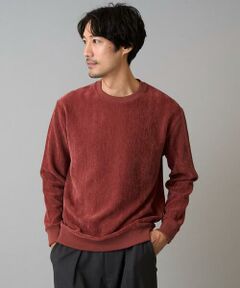 a.v.v / アー・ヴェ・ヴェ スウェット | 【イージーケア/毛玉になりにくい】ヘリンボーン起毛セミワイドシルエットプルオーバー【洗濯機で洗える】