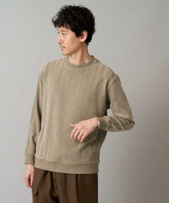 a.v.v / アー・ヴェ・ヴェ スウェット | 【イージーケア/毛玉になりにくい】ヘリンボーン起毛セミワイドシルエットプルオーバー【洗濯機で洗える】
