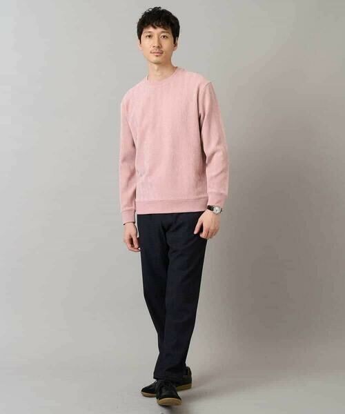 a.v.v / アー・ヴェ・ヴェ スウェット | 【イージーケア/毛玉になりにくい】ヘリンボーン起毛セミワイドシルエットプルオーバー【洗濯機で洗える】 | 詳細1