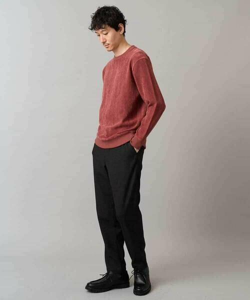 a.v.v / アー・ヴェ・ヴェ スウェット | 【イージーケア/毛玉になりにくい】ヘリンボーン起毛セミワイドシルエットプルオーバー【洗濯機で洗える】 | 詳細10