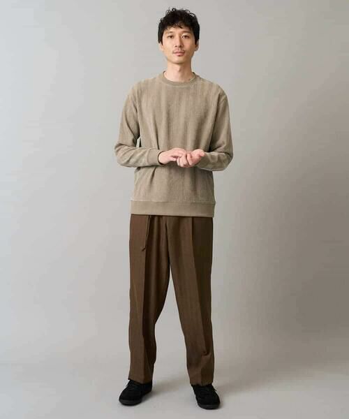 a.v.v / アー・ヴェ・ヴェ スウェット | 【イージーケア/毛玉になりにくい】ヘリンボーン起毛セミワイドシルエットプルオーバー【洗濯機で洗える】 | 詳細14