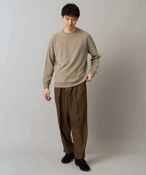 a.v.v / アー・ヴェ・ヴェ スウェット | 【イージーケア/毛玉になりにくい】ヘリンボーン起毛セミワイドシルエットプルオーバー【洗濯機で洗える】 | 詳細16