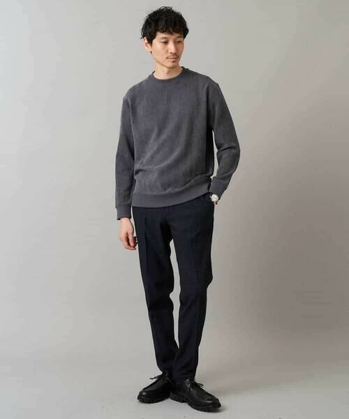 a.v.v / アー・ヴェ・ヴェ スウェット | 【イージーケア/毛玉になりにくい】ヘリンボーン起毛セミワイドシルエットプルオーバー【洗濯機で洗える】 | 詳細18