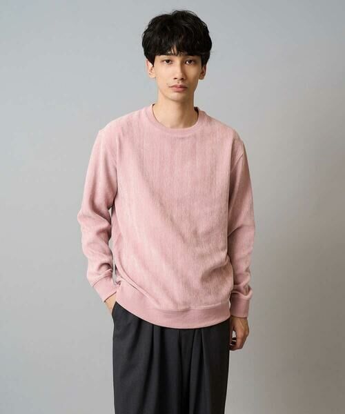 a.v.v / アー・ヴェ・ヴェ スウェット | 【イージーケア/毛玉になりにくい】ヘリンボーン起毛セミワイドシルエットプルオーバー【洗濯機で洗える】 | 詳細22