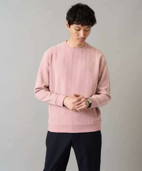 a.v.v / アー・ヴェ・ヴェ スウェット | 【イージーケア/毛玉になりにくい】ヘリンボーン起毛セミワイドシルエットプルオーバー【洗濯機で洗える】 | 詳細23