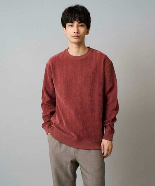 a.v.v / アー・ヴェ・ヴェ スウェット | 【イージーケア/毛玉になりにくい】ヘリンボーン起毛セミワイドシルエットプルオーバー【洗濯機で洗える】 | 詳細25