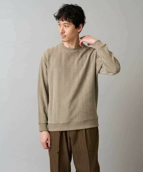 a.v.v / アー・ヴェ・ヴェ スウェット | 【イージーケア/毛玉になりにくい】ヘリンボーン起毛セミワイドシルエットプルオーバー【洗濯機で洗える】 | 詳細29