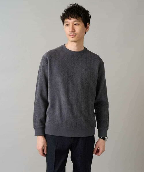 a.v.v / アー・ヴェ・ヴェ スウェット | 【イージーケア/毛玉になりにくい】ヘリンボーン起毛セミワイドシルエットプルオーバー【洗濯機で洗える】 | 詳細30