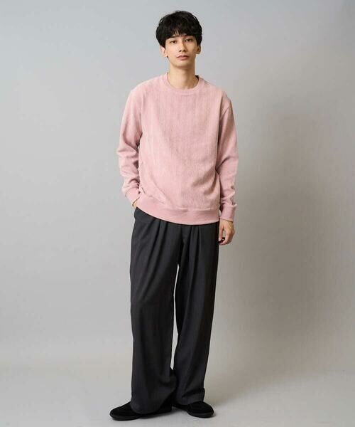 a.v.v / アー・ヴェ・ヴェ スウェット | 【イージーケア/毛玉になりにくい】ヘリンボーン起毛セミワイドシルエットプルオーバー【洗濯機で洗える】 | 詳細5