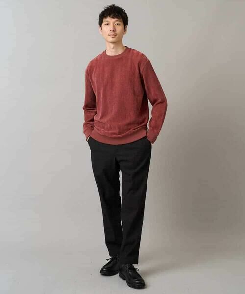 a.v.v / アー・ヴェ・ヴェ スウェット | 【イージーケア/毛玉になりにくい】ヘリンボーン起毛セミワイドシルエットプルオーバー【洗濯機で洗える】 | 詳細8