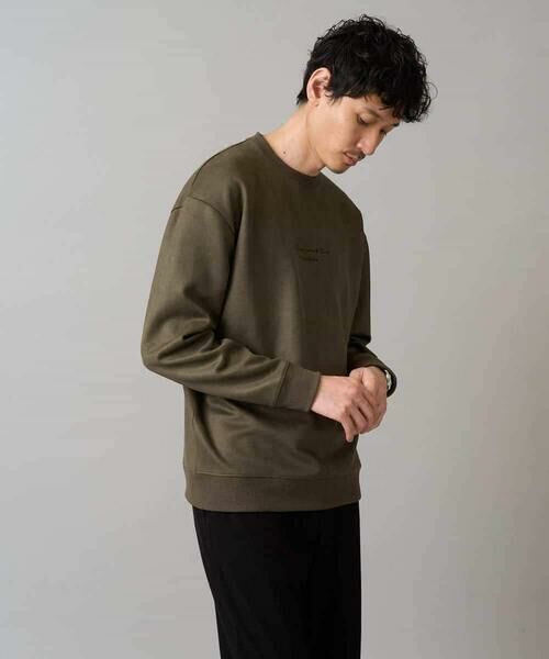 a.v.v / アー・ヴェ・ヴェ スウェット | 【イージーケア/毛玉になりにくい】ツイルエンボスフェイクスエードミニロゴプルオーバー【洗濯機で洗える】 | 詳細10