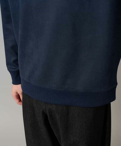 a.v.v / アー・ヴェ・ヴェ スウェット | 【イージーケア/毛玉になりにくい】ツイルエンボスフェイクスエードミニロゴプルオーバー【洗濯機で洗える】 | 詳細18