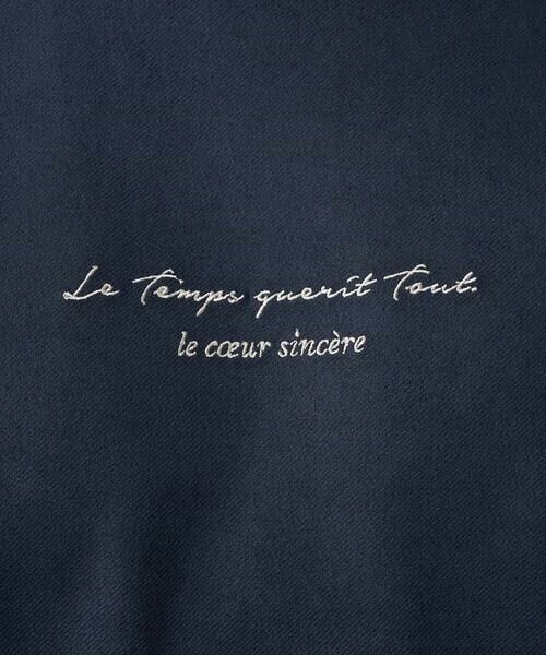 a.v.v / アー・ヴェ・ヴェ スウェット | 【イージーケア/毛玉になりにくい】ツイルエンボスフェイクスエードミニロゴプルオーバー【洗濯機で洗える】 | 詳細19
