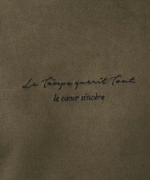 a.v.v / アー・ヴェ・ヴェ スウェット | 【イージーケア/毛玉になりにくい】ツイルエンボスフェイクスエードミニロゴプルオーバー【洗濯機で洗える】 | 詳細20