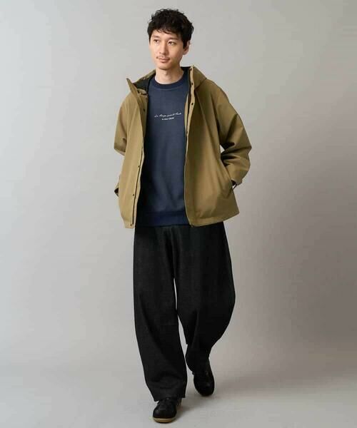 a.v.v / アー・ヴェ・ヴェ スウェット | 【イージーケア/毛玉になりにくい】ツイルエンボスフェイクスエードミニロゴプルオーバー【洗濯機で洗える】 | 詳細7