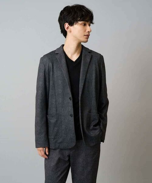 a.v.v / アー・ヴェ・ヴェ カットソー | 【イージーケア/洗濯機で洗える】アゼダブルフェイスVネックＴシャツ　通勤/ビジネス/ジャケット〈ON/OFF SERIES〉 | 詳細30