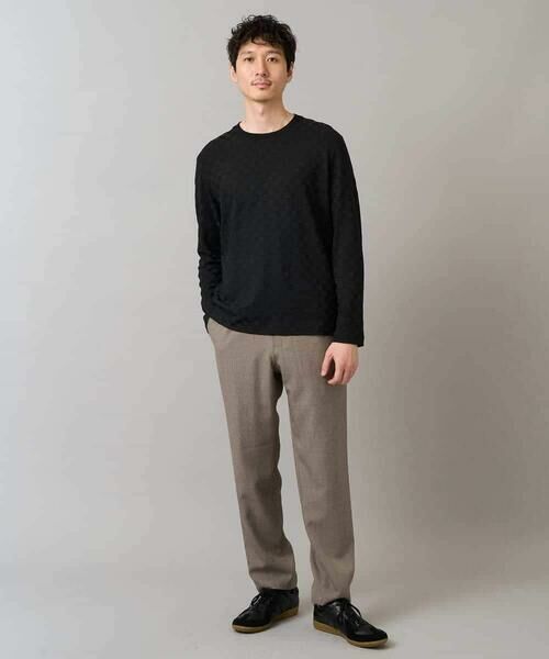 a.v.v / アー・ヴェ・ヴェ チノ・ワークパンツ | メランジストレッチセミルーズパンツ【イージーケア/洗濯機で洗える】 | 詳細15