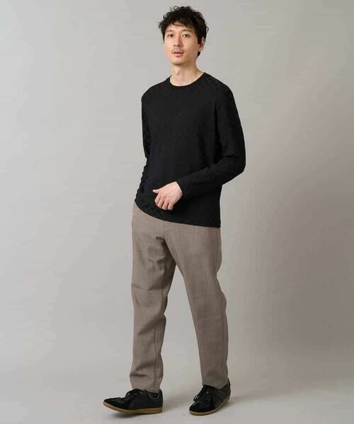 a.v.v / アー・ヴェ・ヴェ チノ・ワークパンツ | メランジストレッチセミルーズパンツ【イージーケア/洗濯機で洗える】 | 詳細16
