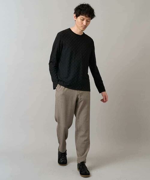 a.v.v / アー・ヴェ・ヴェ チノ・ワークパンツ | メランジストレッチセミルーズパンツ【イージーケア/洗濯機で洗える】 | 詳細18
