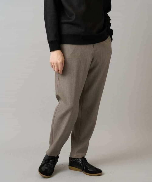 a.v.v / アー・ヴェ・ヴェ チノ・ワークパンツ | メランジストレッチセミルーズパンツ【イージーケア/洗濯機で洗える】 | 詳細2
