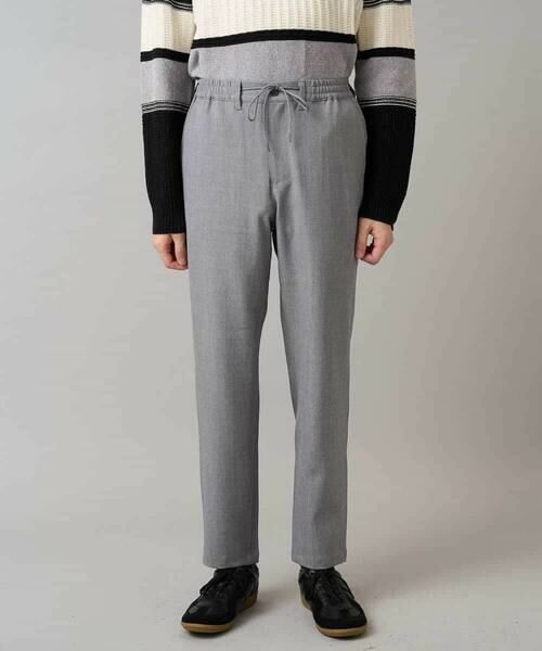 a.v.v / アー・ヴェ・ヴェ チノ・ワークパンツ | メランジストレッチセミルーズパンツ【イージーケア/洗濯機で洗える】 | 詳細6