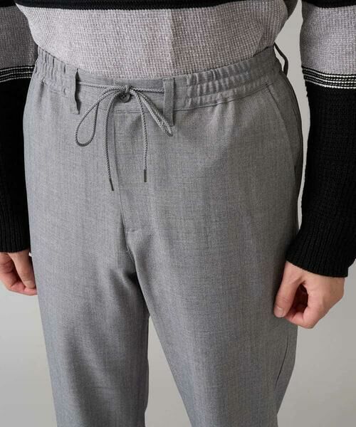 a.v.v / アー・ヴェ・ヴェ チノ・ワークパンツ | メランジストレッチセミルーズパンツ【イージーケア/洗濯機で洗える】 | 詳細9