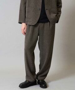 a.v.v / アー・ヴェ・ヴェ その他パンツ | 【イージーケア/シワになりにくい】ツイードストレッチワンタックワイドイージースラックス【洗濯機で洗える】