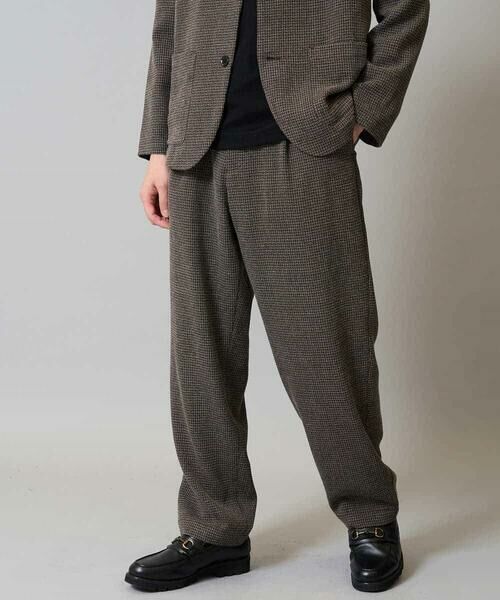 a.v.v / アー・ヴェ・ヴェ その他パンツ | 【イージーケア/シワになりにくい】ツイードストレッチワンタックワイドイージースラックス【洗濯機で洗える】 | 詳細19