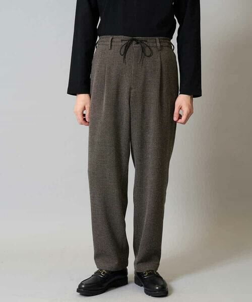 a.v.v / アー・ヴェ・ヴェ その他パンツ | 【イージーケア/シワになりにくい】ツイードストレッチワンタックワイドイージースラックス【洗濯機で洗える】 | 詳細20