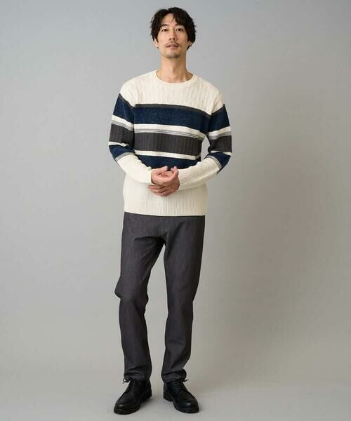 a.v.v / アー・ヴェ・ヴェ チノ・ワークパンツ | 【イージーケア/洗濯機で洗える】ピケストレッチ5ポケットパンツ | 詳細20